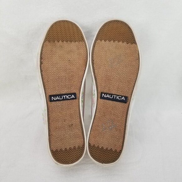 ✅Nautica Calera 4 PINK Faux Leather Low Top Women's 7W Fashion Sneakers/Shoes - Picture 3 of 11